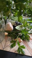 Load image into Gallery viewer, Close-up of the Ranch Salt grinder top showing coarse herb-and-salt blend texture.